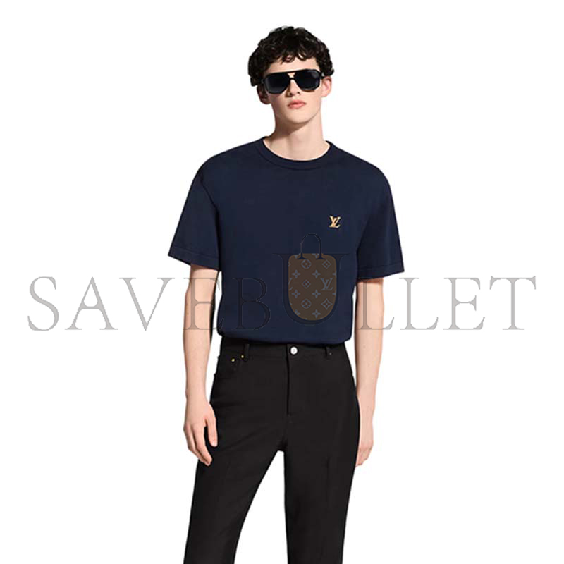 l0vis Vvtt0n short-sleeved crewneck with signature 1ak70w